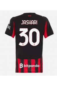 AC Milan Ardon Jashari #30 Fotballdrakt Hjemme Klær Dame 2025-26 Korte ermer